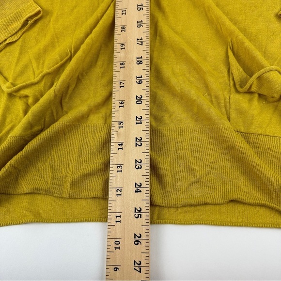 Moth Cardigan Sweater Womens XS/TP Mustard Yellow - Picture 9 of 11